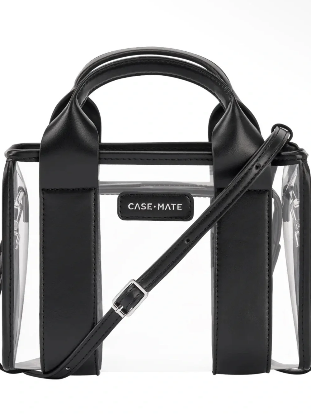 case-mate Black Clear Mini Tote Crossbody